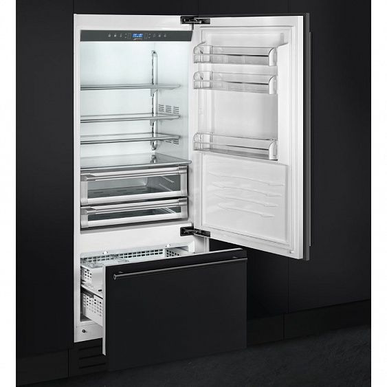 Холодильник SMEG RI96RSI купить с доставкой по Москве и Московской области в интернет-магазине АваТехно