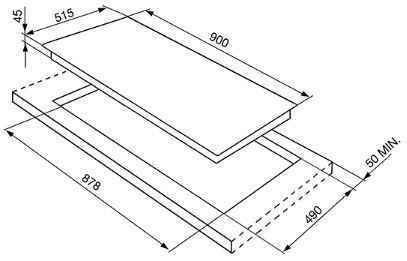 Электрическая поверхность SMEG si5952b купить с доставкой по Москве и Московской области в интернет-магазине АваТехно