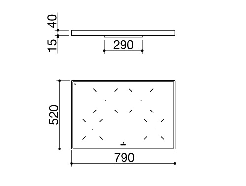 Варочная поверхность BARAZZA 1PKC80N купить с доставкой по Москве и Московской области в интернет-магазине АваТехно