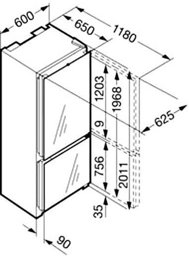 Холодильник LIEBHERR cbnpgb 3956 купить с доставкой по Москве и Московской области в интернет-магазине АваТехно