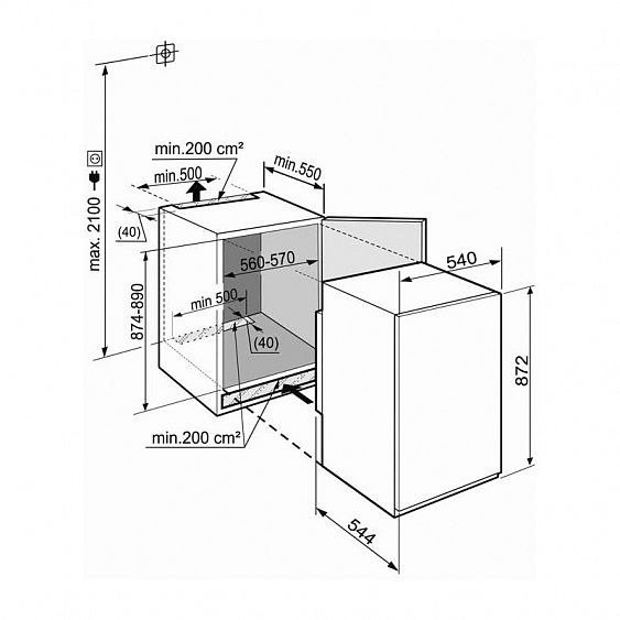 Морозильник LIEBHERR IGS 1624 купить с доставкой по Москве и Московской области в интернет-магазине АваТехно
