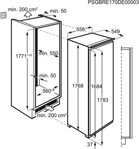 Холодильная камера AEG SKR 818F1DC купить с доставкой по Москве и Московской области в интернет-магазине АваТехно