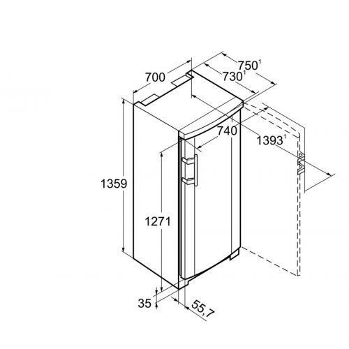 Морозильная камера LIEBHERR gn 2613 купить с доставкой по Москве и Московской области в интернет-магазине АваТехно