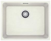 Кухонная мойка FRANKE KBG 110-50 под столешницу, вентиль-автомат, белый