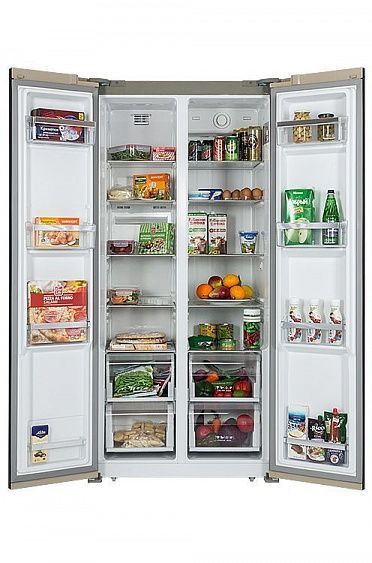 Холодильник Hiberg RFS-480DX NFXq купить с доставкой по Москве и Московской области в интернет-магазине АваТехно