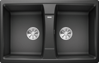 Кухонная мойка BLANCO LEXA 8 SILGRANIT PuraDur антрацит гранит 524960