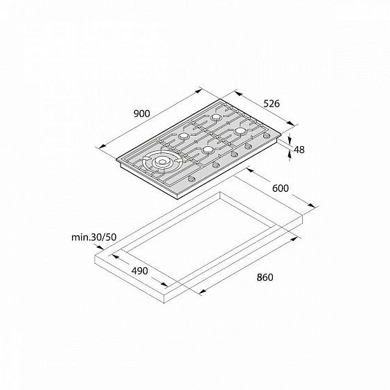 Поверхность ASKO HG1986AB купить с доставкой по Москве и Московской области в интернет-магазине АваТехно
