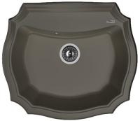 Кухонная мойка FLORENTINA Эмилия 640 антрацит (20.355.D0640.302)