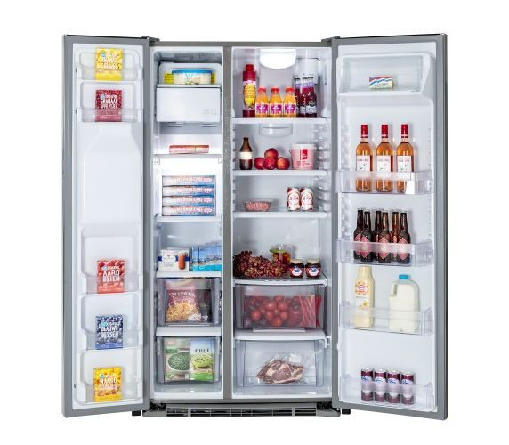 Холодильник IO MABE ORGS2DFFFNM черный, ручки золото/бронза купить с доставкой по Москве и Московской области в интернет-магазине АваТехно