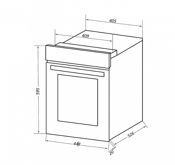 Духовой шкаф MAUNFELD EOEC.516B2 купить с доставкой по Москве и Московской области в интернет-магазине АваТехно