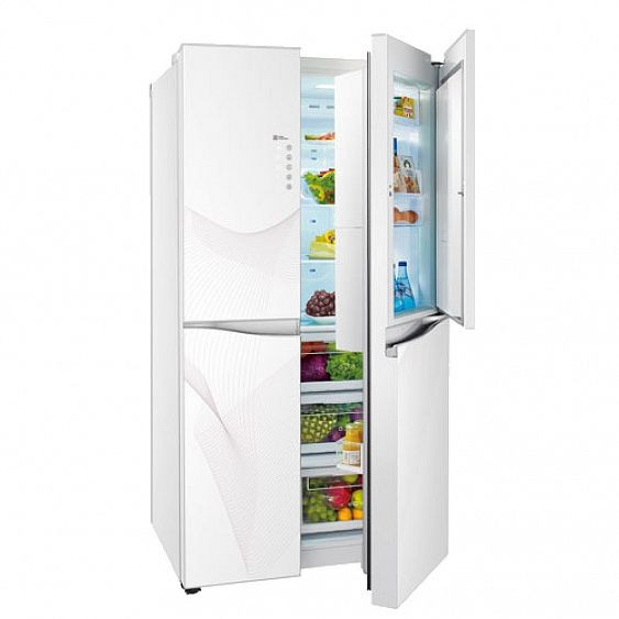 Холодильник side by side LG gr-m257 sgkw купить с доставкой по Москве и Московской области в интернет-магазине АваТехно