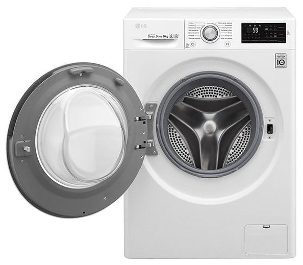 Стиральная машина LG F 2 J 5 NN 4 W купить с доставкой по Москве и Московской области в интернет-магазине АваТехно