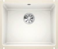 Кухонная мойка Blanco SUBLINE 500-U керамика отводная арматура InFino® глянцевый белый керамика 523733