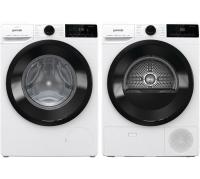 Комплект стиральной и сушильной машины Gorenje WNA84ACIS + DNA82