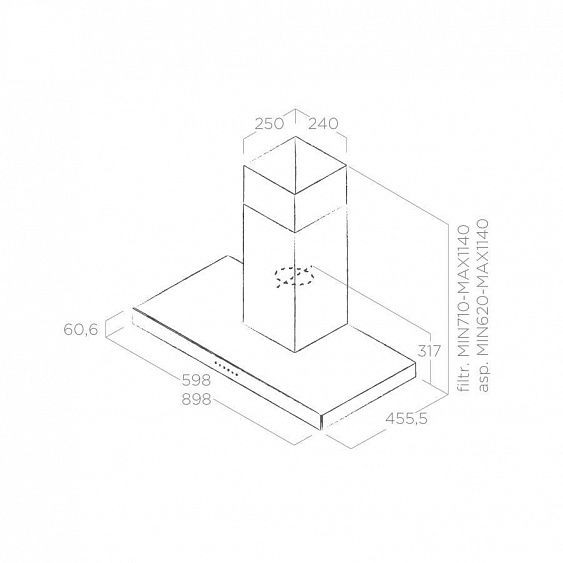 Вытяжка ELICA JOY WHIX/A/60 купить с доставкой по Москве и Московской области в интернет-магазине АваТехно