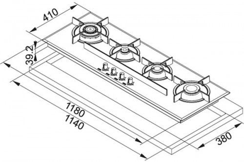 Варочная поверхность Franke FHCR 1204 3G TC купить с доставкой по Москве и Московской области в интернет-магазине АваТехно