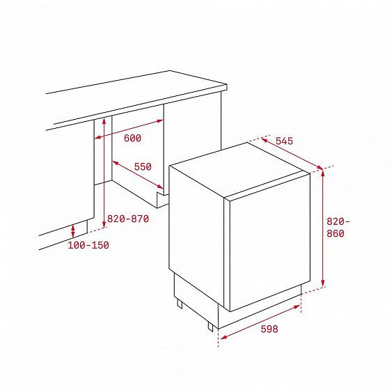 Холодильник TEKA TKI3 145 D (40693006) купить с доставкой по Москве и Московской области в интернет-магазине АваТехно