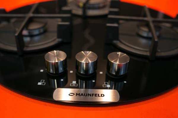 Газовая поверхность MAUNFELD MGHG.53.19B_BLACK GLASS_Round купить с доставкой по Москве и Московской области в интернет-магазине АваТехно