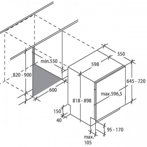 Посудомоечная машина CANDY CDI1DS63-07 купить с доставкой по Москве и Московской области в интернет-магазине АваТехно