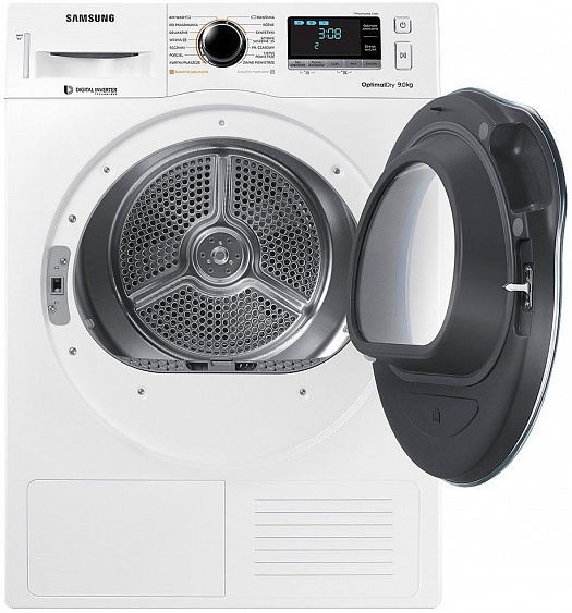 Сушильная машина SAMSUNG DV90M6200CW купить с доставкой по Москве и Московской области в интернет-магазине АваТехно