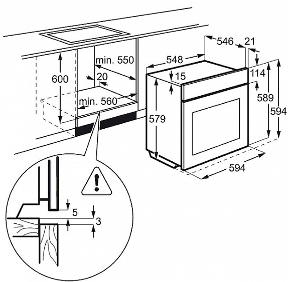 Духовой шкаф Electrolux OPEA 7553 M купить с доставкой по Москве и Московской области в интернет-магазине АваТехно