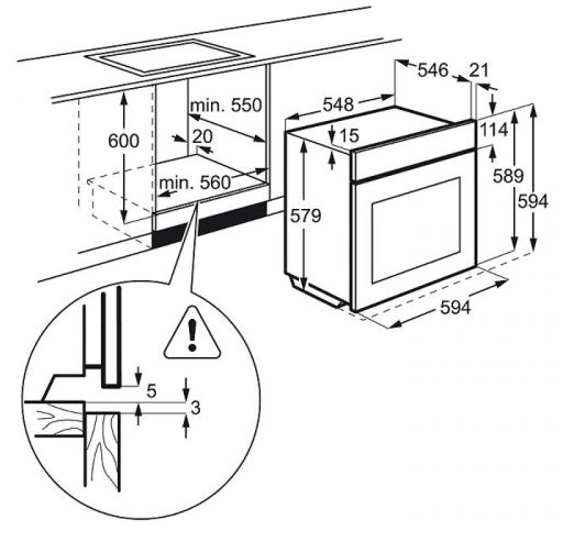Духовой шкаф ELECTROLUX eoc 95651 ax купить с доставкой по Москве и Московской области в интернет-магазине АваТехно