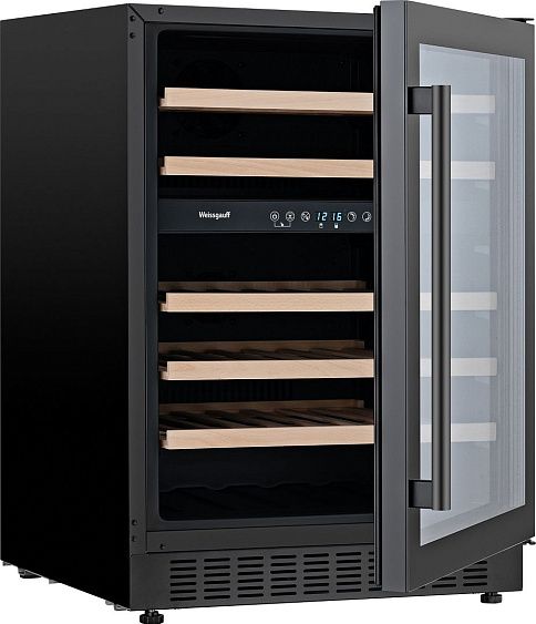 Винный шкаф WEISSGAUFF WWC-46 DB Винный шкаф WEISSGAUFF WWC-46 DB купить с доставкой по Москве и Московской области в интернет-магазине АваТехно