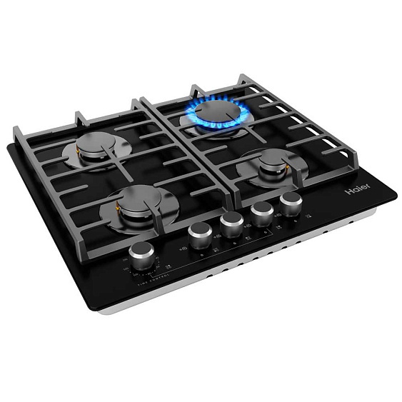 Газовая варочная панель Haier HHX-G64CNMB купить с доставкой по Москве и Московской области в интернет-магазине АваТехно