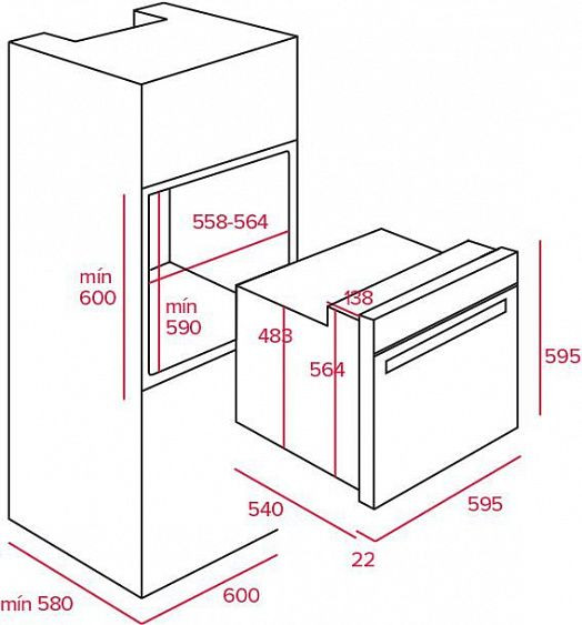 Духовой шкаф TEKA HGR 650 A-B антрацит купить с доставкой по Москве и Московской области в интернет-магазине АваТехно