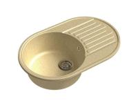 Кухонная мойка GRANFEST QUARZ GF-Z 18 бежевый