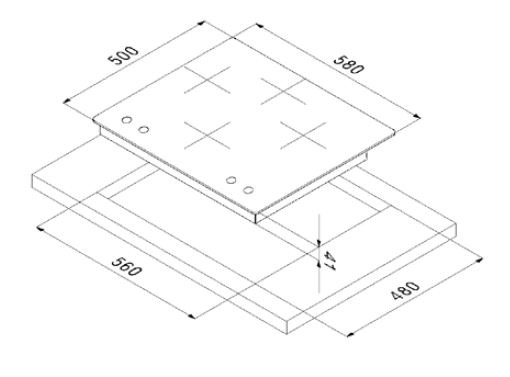 Поверхность ZIGMUND & SHTAIN GN 248.61 X купить с доставкой по Москве и Московской области в интернет-магазине АваТехно