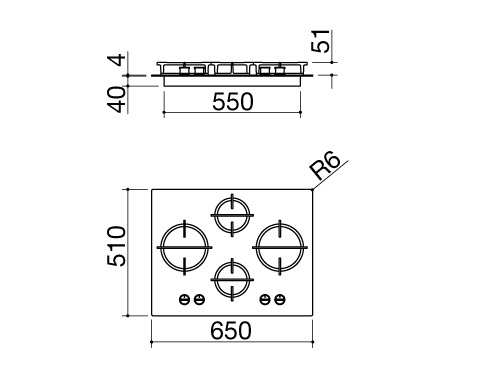 Варочная поверхность BARAZZA 1PMD64 купить с доставкой по Москве и Московской области в интернет-магазине АваТехно