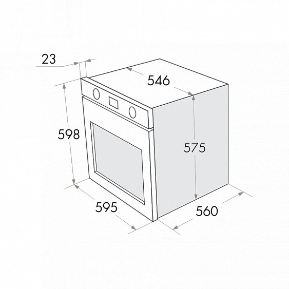 Электрический духовой шкаф MAUNFELD meoh.6711w (цвет белый+белое стекло ) купить с доставкой по Москве и Московской области в интернет-магазине АваТехно