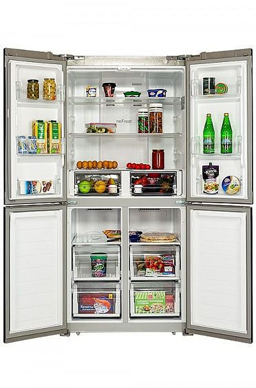 Холодильник HIBERG RFQ-490DX NFGP купить с доставкой по Москве и Московской области в интернет-магазине АваТехно