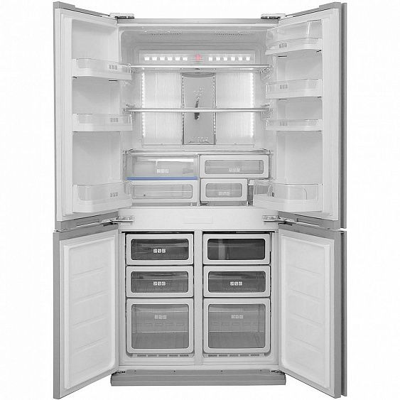Холодильник Sharp SJ-FS820VSL серебристый купить с доставкой по Москве и Московской области в интернет-магазине АваТехно