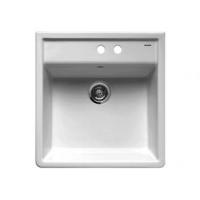 Кухонная мойка BLANCO panor (два отверстия) керамика  глянцевый  белый