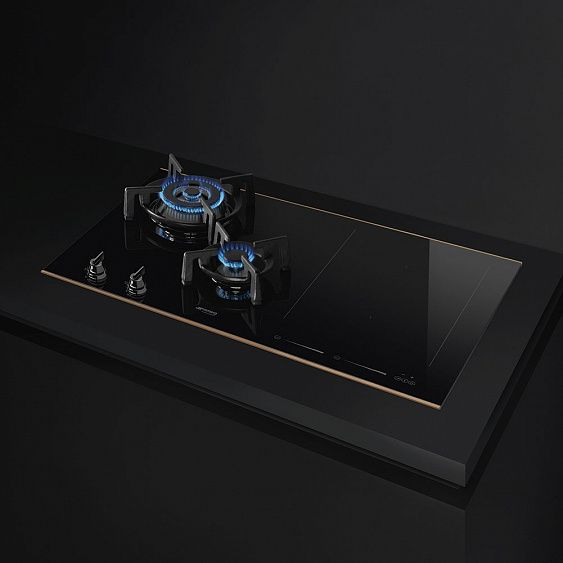 Комбинированная варочная панель Smeg PM6721WLDR купить с доставкой по Москве и Московской области в интернет-магазине АваТехно