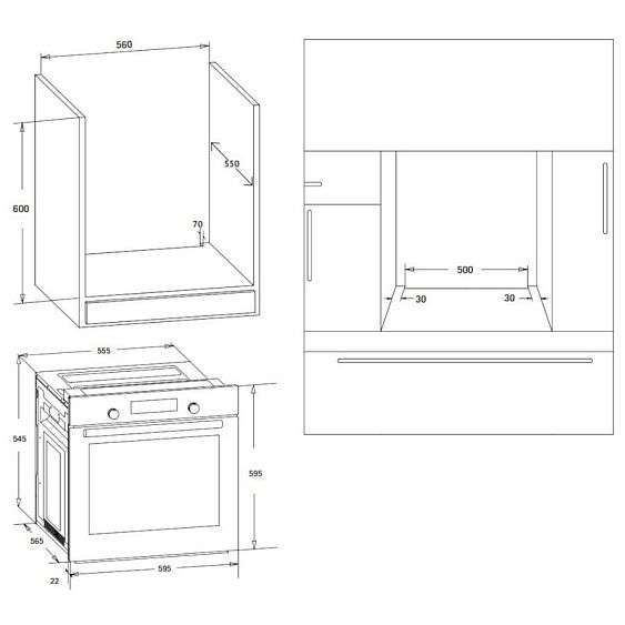ДУХОВОЙ ШКАФ KORTING OKB 370 CMB купить с доставкой по Москве и Московской области в интернет-магазине АваТехно