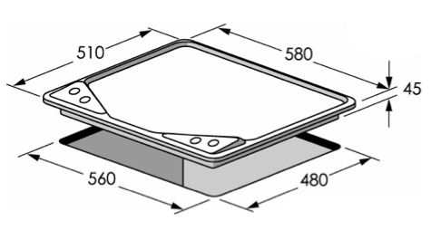 Поверхность KAISER kg 40.600 gzrrg купить с доставкой по Москве и Московской области в интернет-магазине АваТехно