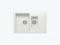 Кухонная мойка POLYGRAN BRIG-770 белый хлопок