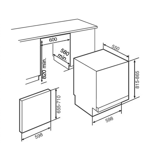 Встраиваемая посудомоечная машина TEKA dw1 605 fi купить с доставкой по Москве и Московской области в интернет-магазине АваТехно