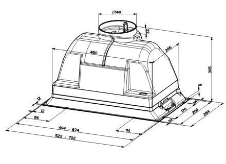Вытяжка Faber INCA PLUS HCS LED X A52 купить с доставкой по Москве и Московской области в интернет-магазине АваТехно