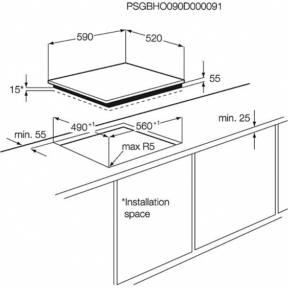 Поверхность ELECTROLUX ehg 6341 fok купить с доставкой по Москве и Московской области в интернет-магазине АваТехно