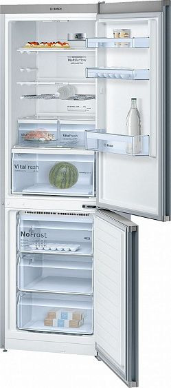 Холодильник Bosch KGN36XL45 нержавеющая сталь купить с доставкой по Москве и Московской области в интернет-магазине АваТехно