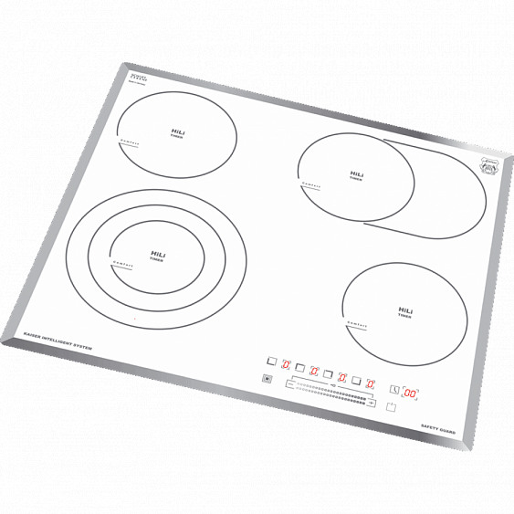 ВСТРАИВАЕМАЯ ЭЛЕКТРИЧЕСКАЯ ВАРОЧНАЯ ПАНЕЛЬ KAISER KCT 6715 FW купить с доставкой по Москве и Московской области в интернет-магазине АваТехно