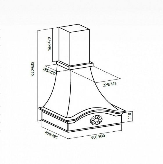 Вытяжка LEX MILANO 900 WHITE купить с доставкой по Москве и Московской области в интернет-магазине АваТехно