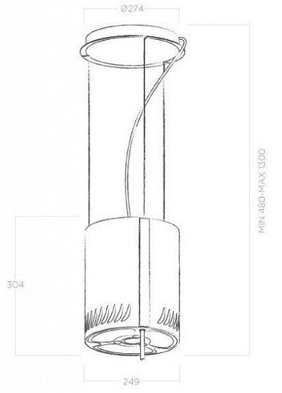 Вытяжка ELICA NAKED URBAN ZINC/F/25 купить с доставкой по Москве и Московской области в интернет-магазине АваТехно