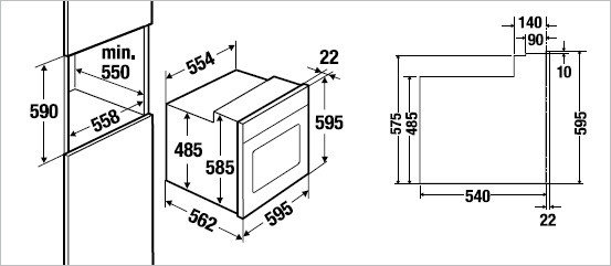 Духовой шкаф KUPPERSBUSCH eeh 6150.8mx купить с доставкой по Москве и Московской области в интернет-магазине АваТехно