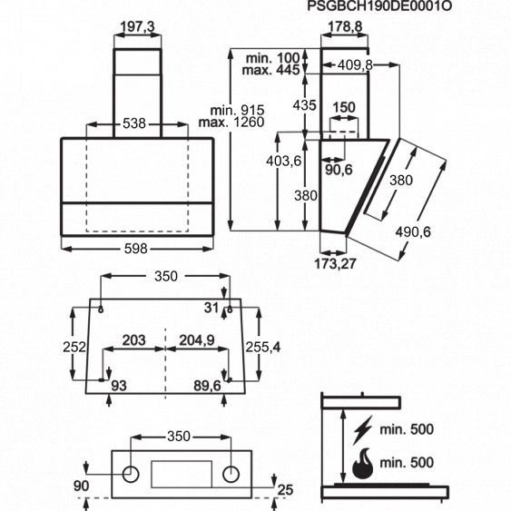 Вытяжка Electrolux LFV 616 Y купить с доставкой по Москве и Московской области в интернет-магазине АваТехно
