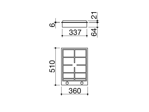 Варочная поверхность BARAZZA 1PBF1 купить с доставкой по Москве и Московской области в интернет-магазине АваТехно